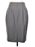 Ann Taylor Solid Gray Wool Skirt Size 4 - photo 2
