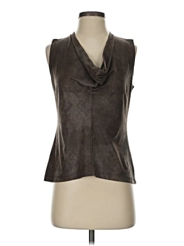Velvet Sleeveless Blouse (view 1)