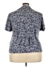 Norton McNaughton 100% Polyester Gray Short Sleeve Blouse Size 3X - photo 2