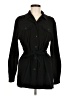 Rafaella Black Trenchcoat Size 8 - photo 1