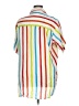 Rouge 100% Rayon Stripes White Short Sleeve Button-Down Shirt Size 1X - photo 2