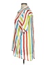 Rouge 100% Rayon Stripes White Short Sleeve Button-Down Shirt Size 1X - photo 5