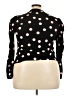 Shein Curve Polka Dots Black Long Sleeve Top Size 3X - photo 2