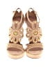 Alaïa Gold Tan Sandals Size EU 39 - photo 2