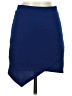 B Sharp 100% Polyester Solid Blue Casual Skirt Size M - photo 1