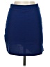 B Sharp 100% Polyester Solid Blue Casual Skirt Size M - photo 2