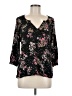 Maurices 100% Rayon Black 3/4 Sleeve Blouse Size M - photo 1