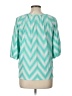 Rain Teal 3/4 Sleeve Blouse Size L - photo 2