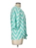 Rain Teal 3/4 Sleeve Blouse Size L - photo 4