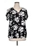 Assorted Brands Black Short Sleeve Henley Size XL - photo 1