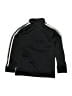 Adidas 100% Polyester Black Zip Up Hoodie Size 6 - photo 2