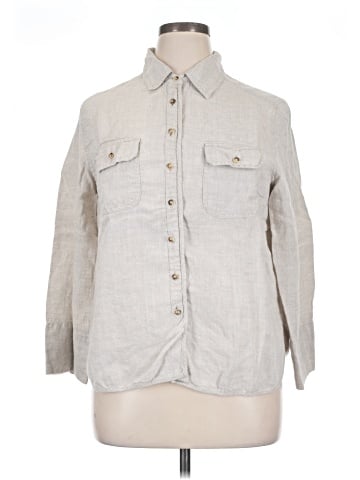 Valerie Stevens 3/4 Sleeve Button-Down Shirt (view 1)