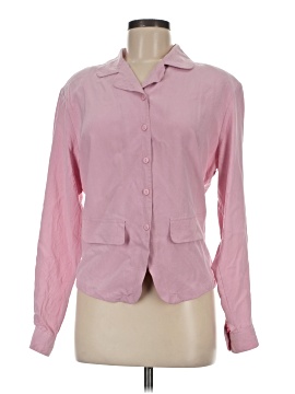 Hasting & Smith Long Sleeve Silk Top