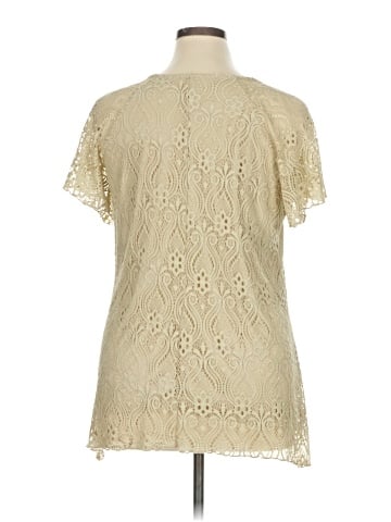 Brittany Black Short Sleeve Blouse (view 2)