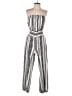 Assorted Brands Graphic Ivory Black Jumpsuit Size XS (estimated) - photo 1