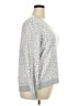 Croft & Barrow Animal Print Silver Pullover Sweater Size XXL - photo 4