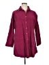 Forever 21 Plus Burgundy 3/4 Sleeve Button-Down Shirt Size 1X - photo 1
