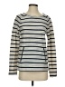 Lou & Grey for LOFT 100% Cotton Stripes Ivory Pullover Sweater Size XS - photo 1