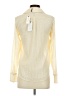 Anthropologie 100% Polyester Tweed Ivory Long Sleeve Blouse Size XXS - photo 2