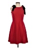 Gal Meets Glam Color Block Red Cocktail Dress Size 2 - photo 1