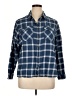 Assorted Brands 100% Cotton Plaid Blue Long Sleeve Button-Down Shirt Size XL - photo 1