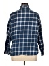 Assorted Brands 100% Cotton Plaid Blue Long Sleeve Button-Down Shirt Size XL - photo 2