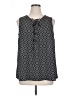 Terra & Sky 100% Polyester Black Sleeveless Blouse Size 0X - photo 1