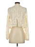 Shein 100% Polyester Ivory Long Sleeve Blouse Size 4 - photo 2