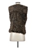 Surell Brown Faux Fur Vest Size S - photo 2