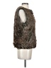 Surell Brown Faux Fur Vest Size S - photo 4