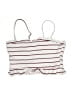 Unbranded Stripes Ivory White Swimsuit Top Size L - photo 1