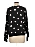 RACHEL Rachel Roy Hearts Black Pullover Sweater Size L - photo 2