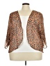 Unbranded 100% Polyester Orange Brown Kimono Size XXL - photo 1