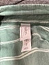 auden Stripes Green 3/4 Sleeve Button-Down Shirt Size XXL - photo 4