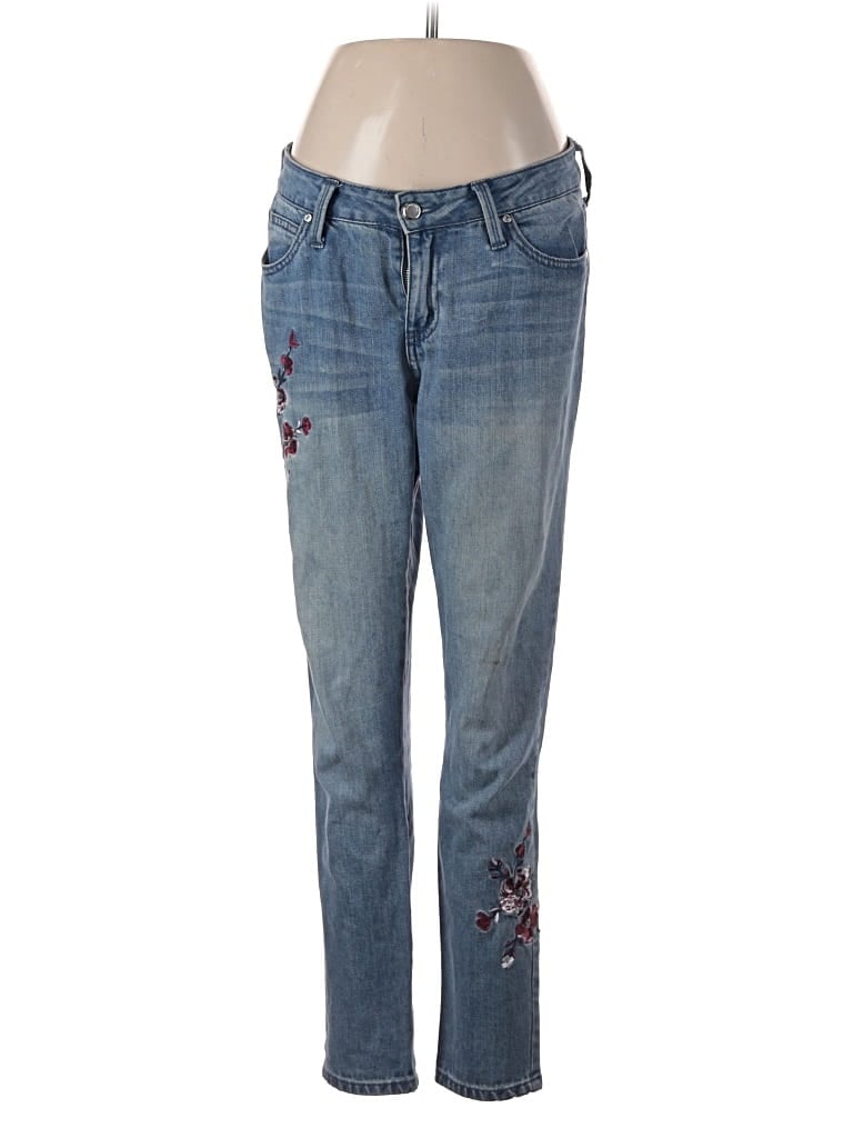 Pre-owned Jennifer Lopez Jeans In Blue