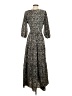 DKNY 100% Polyester Paisley Gray Casual Dress Size 4 - photo 2