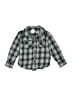 Okie Dokie Plaid Gray Long Sleeve Button-Down Shirt Size 2T - photo 1