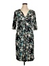 Covington Animal Print Teal Casual Dress Size XL - photo 1