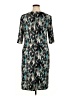 Covington Animal Print Teal Casual Dress Size XL - photo 2