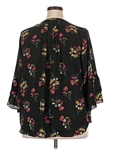 Violet & Claire 3/4 Sleeve Blouse (view 2)