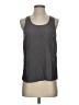 Fei 100% Silk Gray Sleeveless Silk Top Size 4 - photo 1