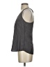 Fei 100% Silk Gray Sleeveless Silk Top Size 4 - photo 5