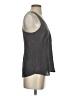Fei 100% Silk Gray Sleeveless Silk Top Size 4 - photo 4