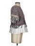 Zara Tweed Gray Red Poncho Size XS - photo 4