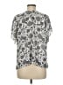 Ivanka Trump 100% Polyester Gray Short Sleeve Blouse Size M (estimated) - photo 2