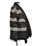 Due Time Maternity 100% Acrylic Gray Cardigan Size L - photo 4