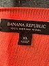 Banana Republic 100% Merino Extra Fine Wool Orange Pink Wool Pullover Sweater Size XL - photo 7
