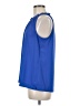 J.Crew 100% Polyester Blue Sleeveless Blouse Size 8 - photo 5