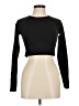 Unbranded Black Long Sleeve Top Size M - photo 1
