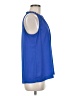 J.Crew 100% Polyester Blue Sleeveless Blouse Size 8 - photo 4